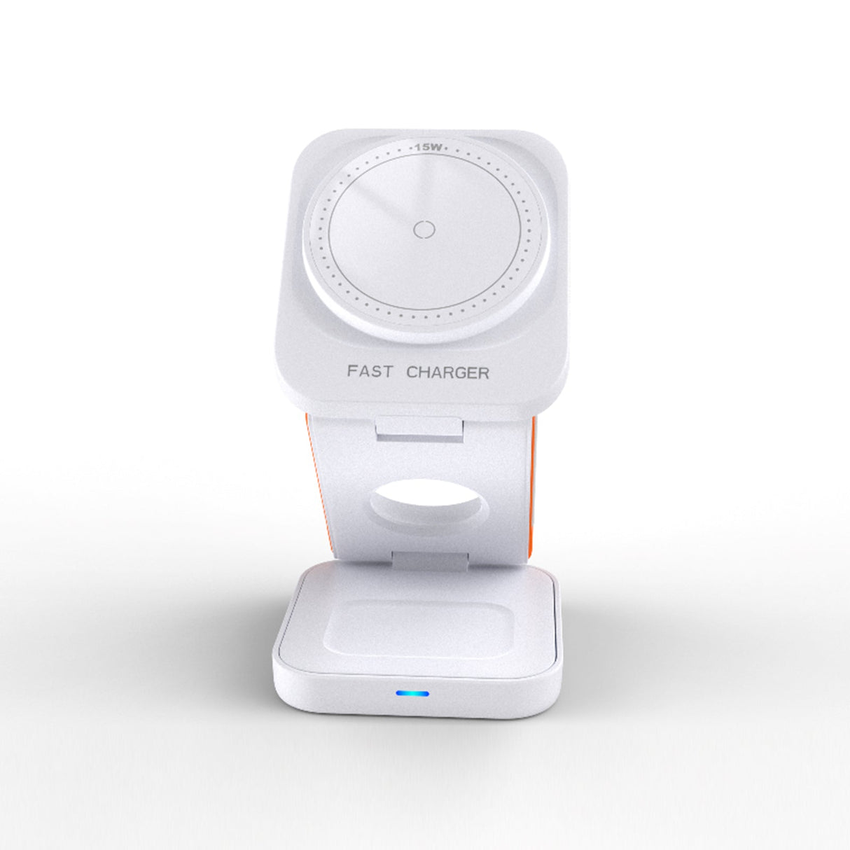 FlexiTrip Foldable Wireless Charger – Compact, Fast Charging, Portable Design for iPhone, Android, and Qi-Enabled Devices by Infinite Basics