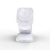 FlexiTrip Foldable Wireless Charger – Compact, Fast Charging, Portable Design for iPhone, Android, and Qi-Enabled Devices by Infinite Basics