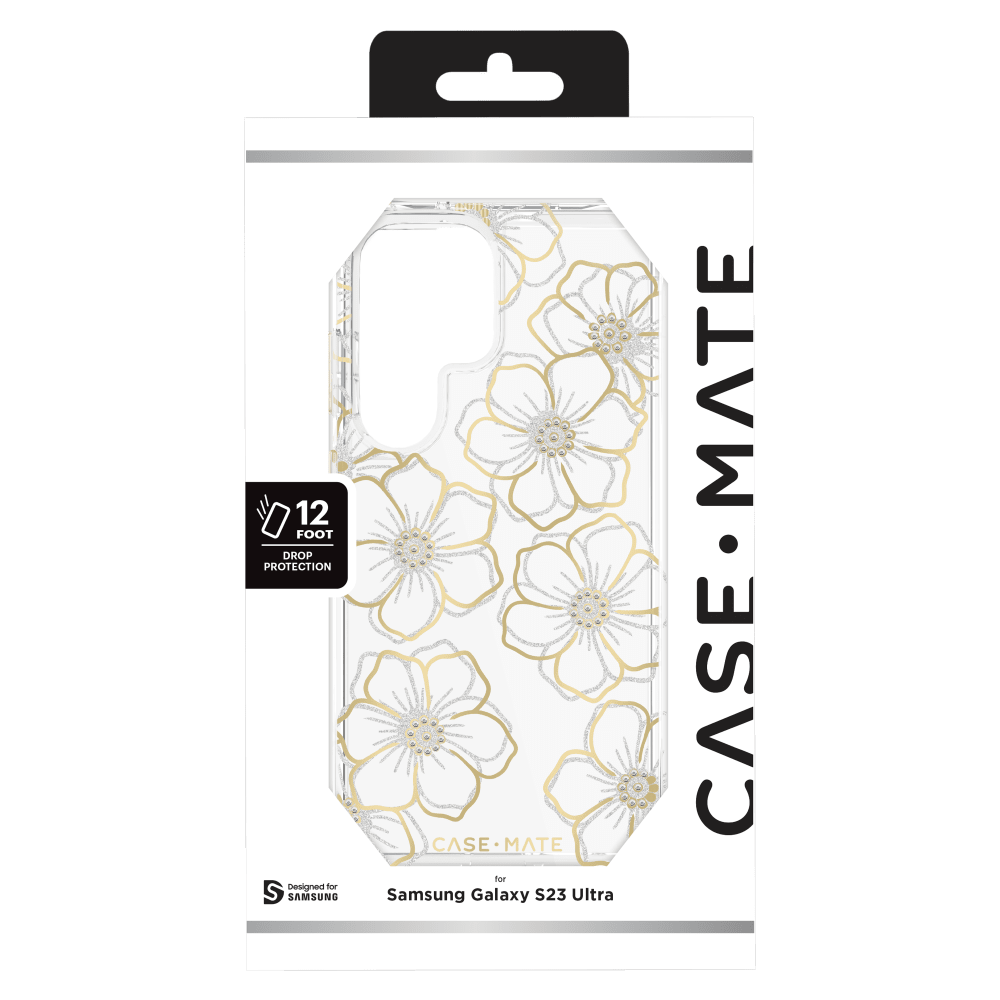Case-Mate Floral Gems Case for Samsung Galaxy S23 Ultra by Case-Mate