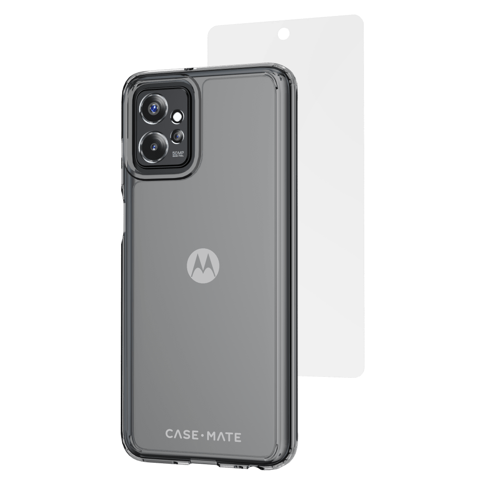 Case-Mate Protection Pack Tough Case and Glass Screen Protector for Motorola Moto G Power 5G (2023) by Case-Mate