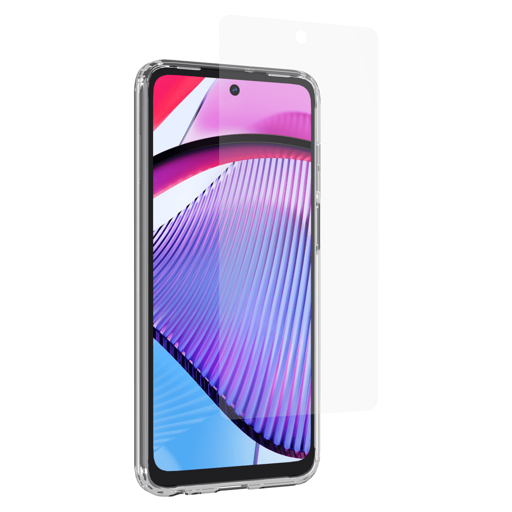 Case-Mate Protection Pack Tough Case and Glass Screen Protector for Motorola Moto G Power 5G (2023) by Case-Mate