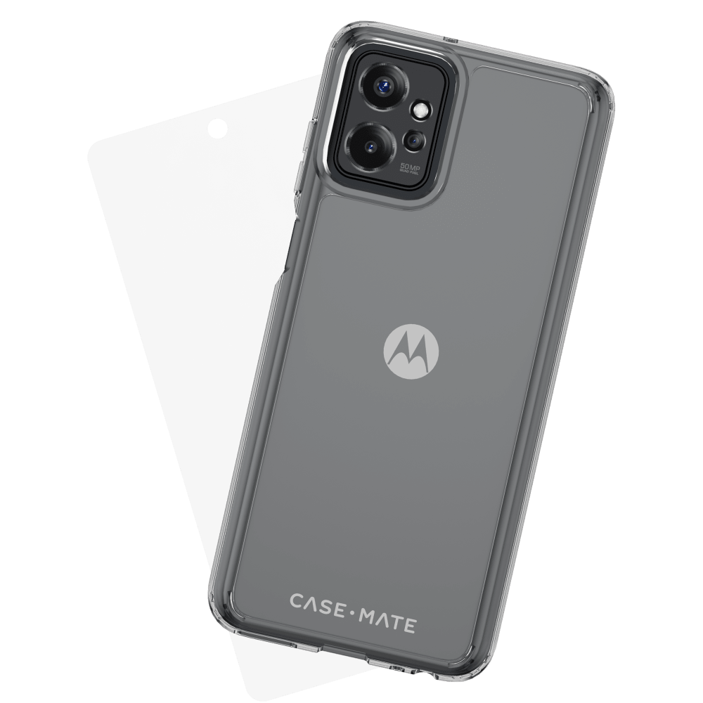 Case-Mate Protection Pack Tough Case and Glass Screen Protector for Motorola Moto G Power 5G (2023) by Case-Mate