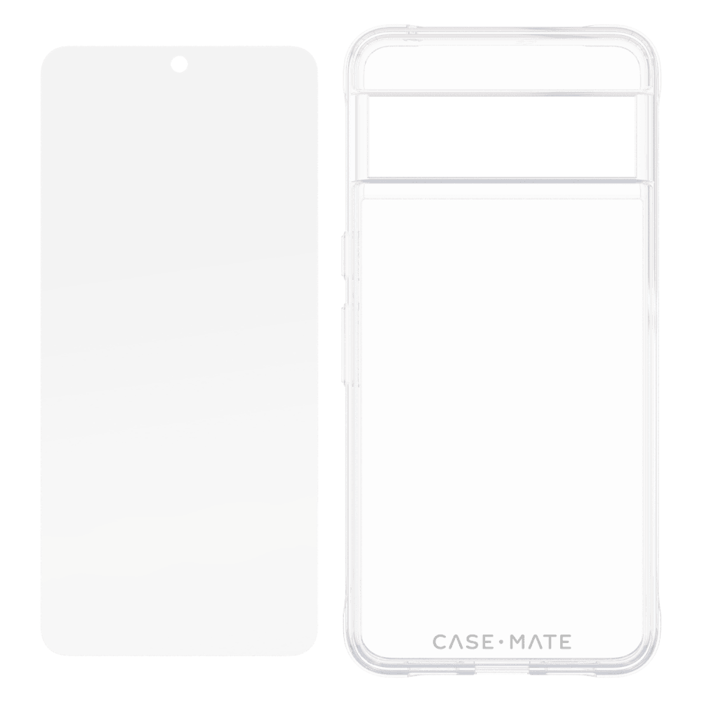 Case-Mate Protection Pack Tough Case and Glass Screen Protector for Google Pixel 8 Pro by Case-Mate
