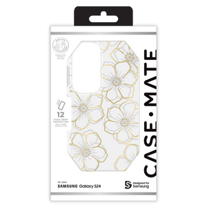 Case-Mate Floral Gems Case for Samsung Galaxy S24 by Case-Mate