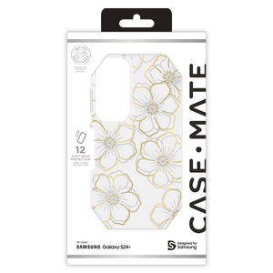 Case-Mate Floral Gems Case for Samsung Galaxy S24 Plus by Case-Mate