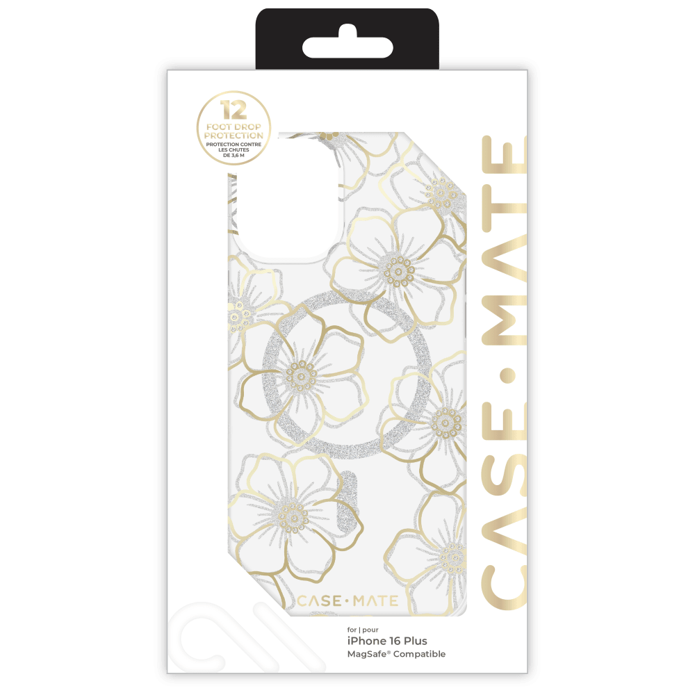 Case-Mate Floral Gems MagSafe Case for Apple iPhone 16 Plus by Case-Mate