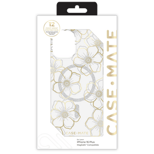 Case-Mate Floral Gems MagSafe Case for Apple iPhone 16 Plus by Case-Mate