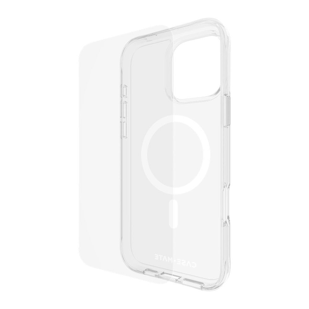Case-Mate Protection Pack Tough Case and Glass Screen Protector for Apple iPhone 16 Pro Max by Case-Mate