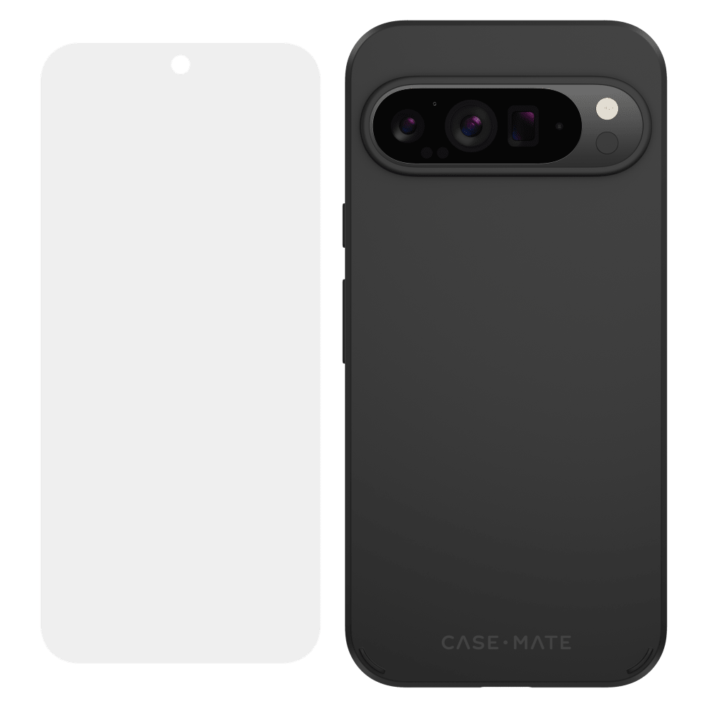 Case-Mate Protection Pack Tough Case and Glass Screen Protector for Google Pixel 9 Pro XL by Case-Mate