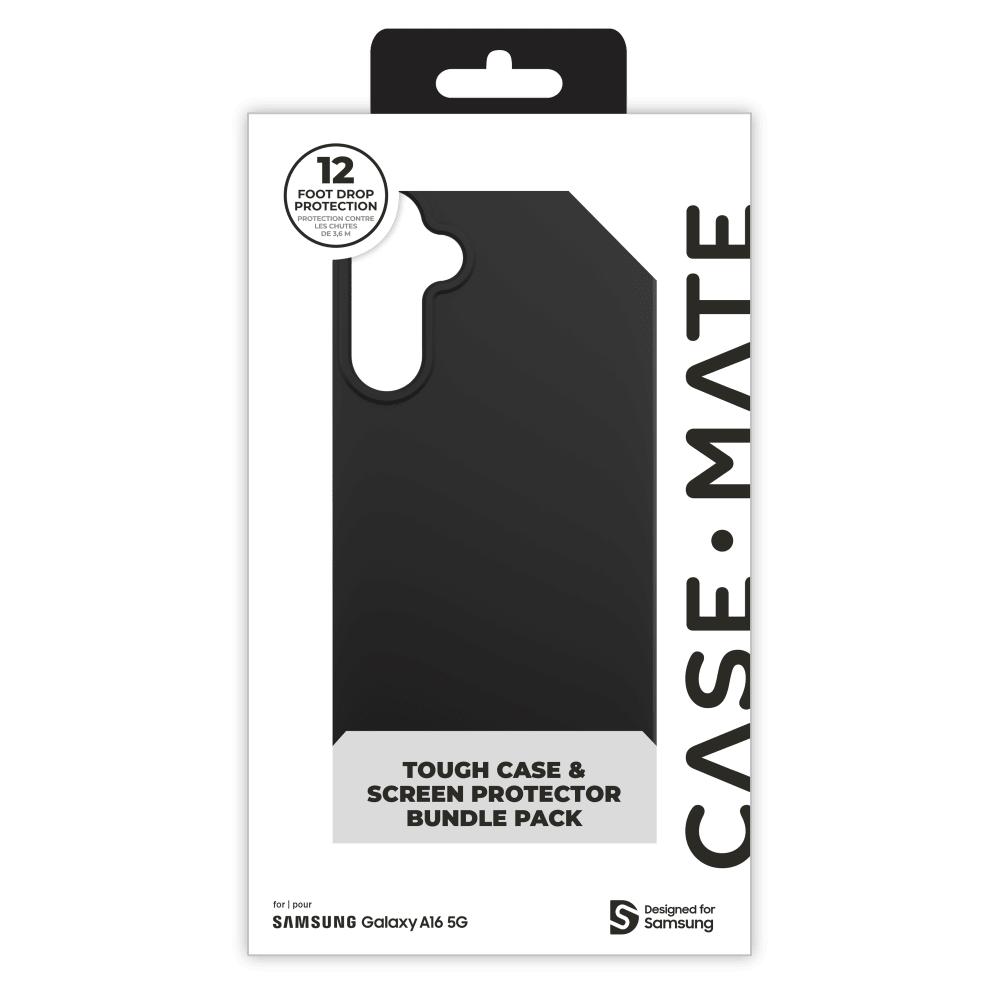 Case-Mate Protection Pack Tough Case and Glass Screen Protector for Samsung Galaxy A16 5G by Case-Mate