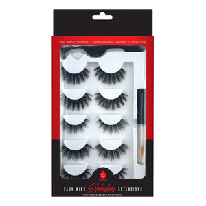 Faux Mink Style False Eyelashes Extensions by Pursonic