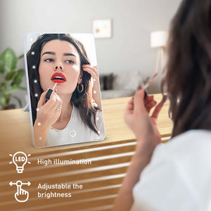 Pursonic Makeup Essentials Set: Brush Set, Wipes, Blender Sponge & Smart Vanity Mirror by Pursonic