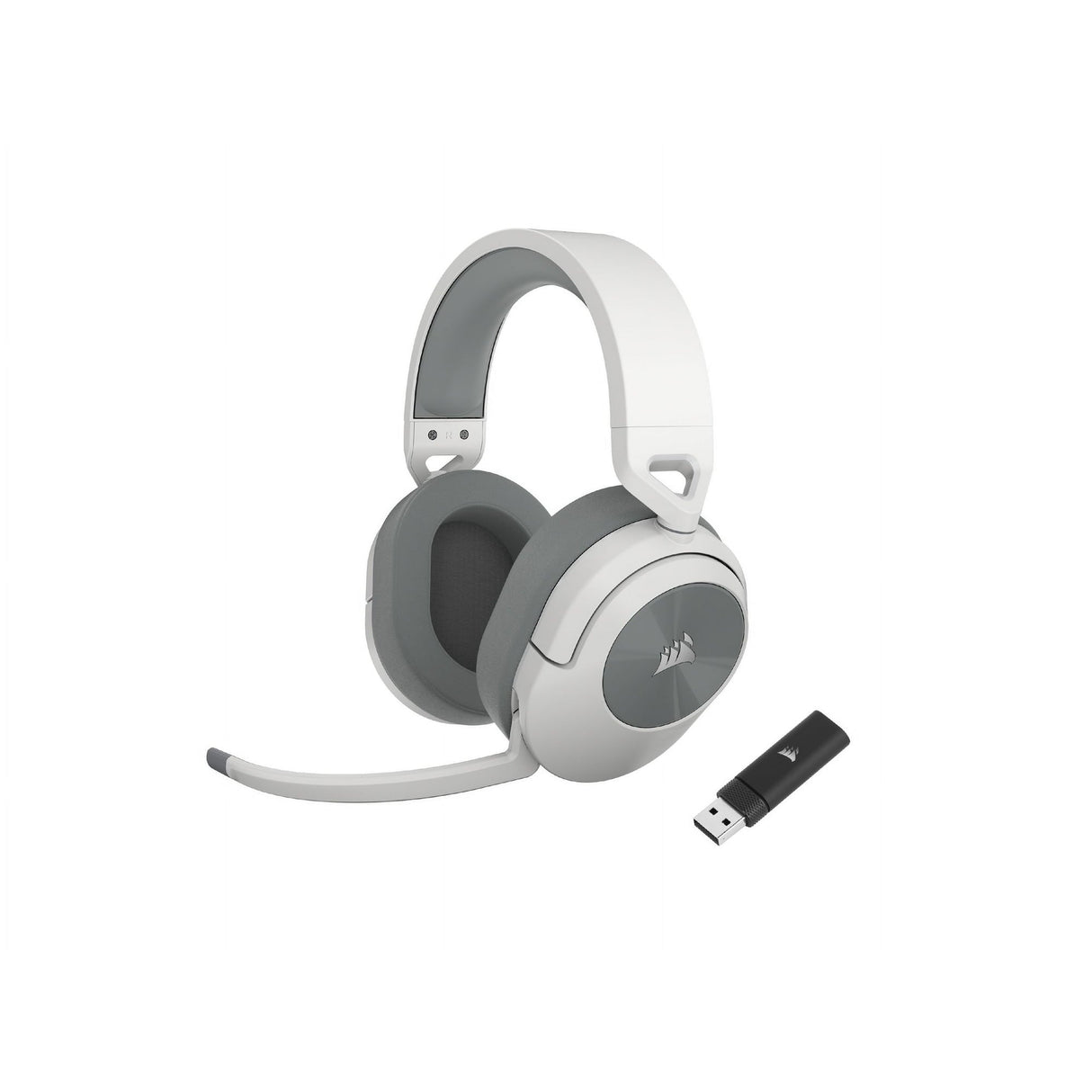 CORSAIR HS Series HS55 Wireless Gaming Headset for PC, PS5, and Mobile in White
