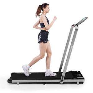 DeerRun A5 Pro Smart 2 in 1 Folding Treadmill Silver