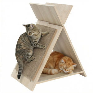 Cat Scratcher for Claw Sharpening and Furniture Protection-Natural
