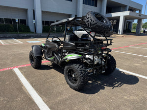 TrailMaster Cheetah 300Pro EFI Deluxe UTV Go Kart, Shaft Drive, Liquid Cooled CVT Auto with Reverse, Side Doors, Hard Top, Windshield, LED Light Bar