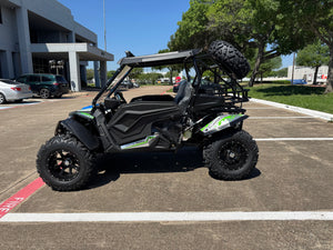 TrailMaster Cheetah 300Pro EFI Deluxe UTV Go Kart, Shaft Drive, Liquid Cooled CVT Auto with Reverse, Side Doors, Hard Top, Windshield, LED Light Bar