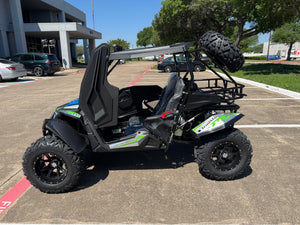 TrailMaster Cheetah 300Pro EFI Deluxe UTV Go Kart, Shaft Drive, Liquid Cooled CVT Auto with Reverse, Side Doors, Hard Top, Windshield, LED Light Bar