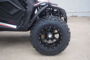 TrailMaster Cheetah 300Pro EFI Deluxe UTV Go Kart, Shaft Drive, Liquid Cooled CVT Auto with Reverse, Side Doors, Hard Top, Windshield, LED Light Bar