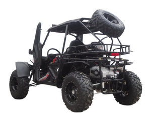 TrailMaster Cheetah 300Pro EFI Deluxe UTV Go Kart, Shaft Drive, Liquid Cooled CVT Auto with Reverse, Side Doors, Hard Top, Windshield, LED Light Bar