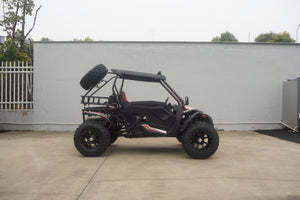 TrailMaster Cheetah 300Pro EFI Deluxe UTV Go Kart, Shaft Drive, Liquid Cooled CVT Auto with Reverse, Side Doors, Hard Top, Windshield, LED Light Bar