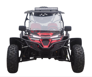 TrailMaster Cheetah 300Pro EFI Deluxe UTV Go Kart, Shaft Drive, Liquid Cooled CVT Auto with Reverse, Side Doors, Hard Top, Windshield, LED Light Bar