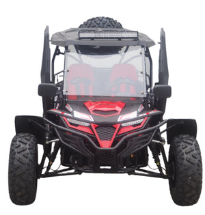 TrailMaster Cheetah 300Pro EFI Deluxe UTV Go Kart, Shaft Drive, Liquid Cooled CVT Auto with Reverse, Side Doors, Hard Top, Windshield, LED Light Bar