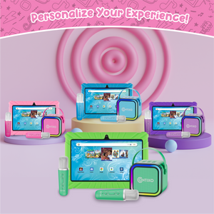 Contixo V8 7" Kids Tablet with Kids Bluetooth Karaoke and Two Microphones by Contixo