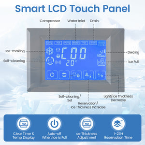 Freestanding Commercial Ice Maker 450 lbs/24H