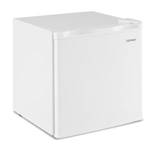 Compact Mini Fridge with 7-Level Adjustable Thermostat-White