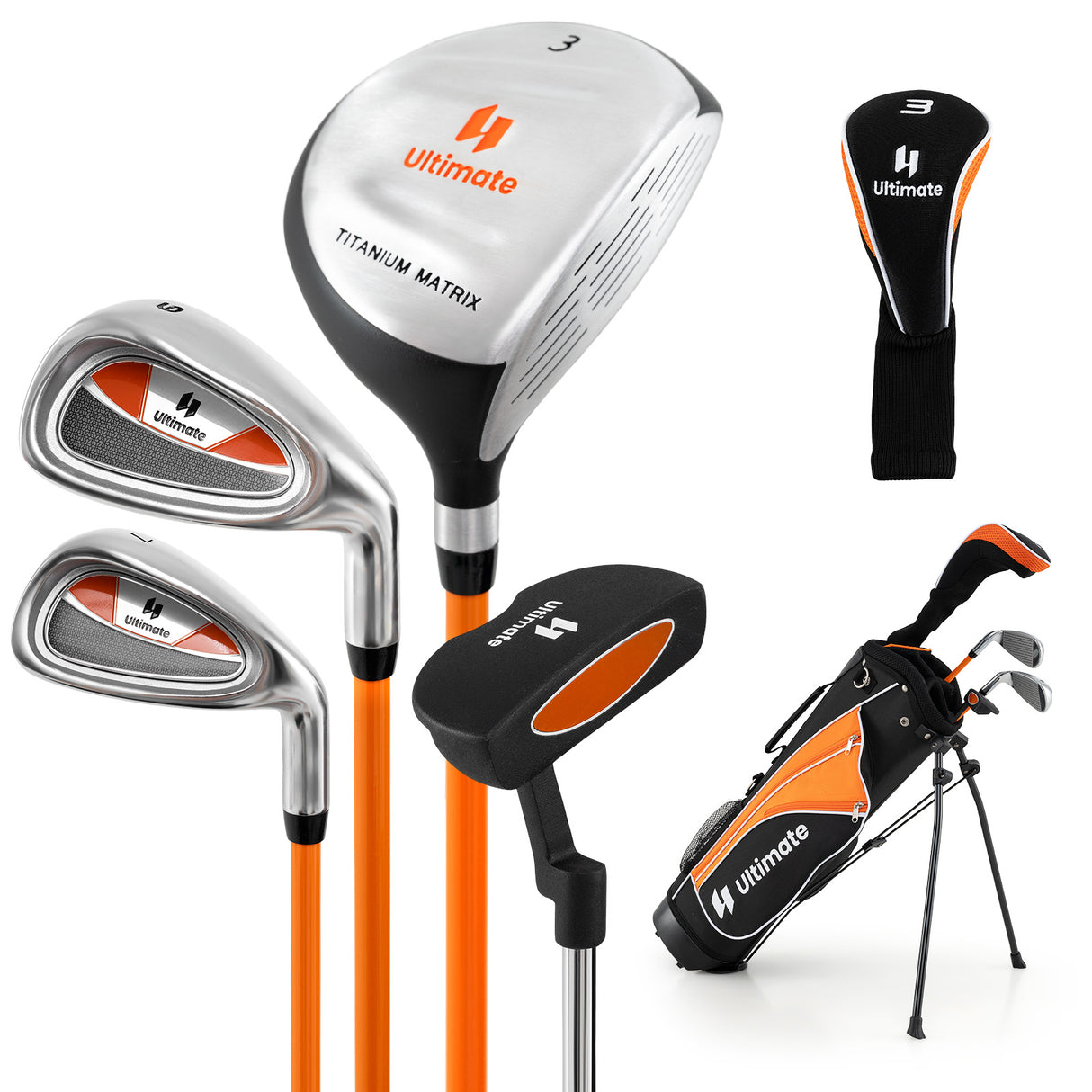 Complete Golf Club Set for Children Age 11-13-Blue