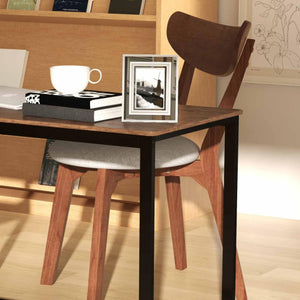 Complete Modern Dining Set: 5-Piece Dining Chairs and Table Bundle – Sleek  Comfortable  and Durable