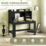 Fireplace TV Stand with Remote Controls and Thermostat for TVs Up to 50 Inch-Black