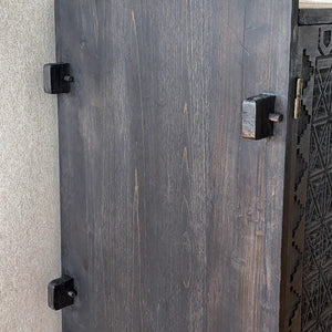 48 Inch Carved Pattern Wood Console Table