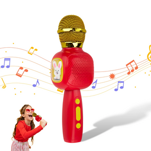 Contixo Karaoke Microphone for Kids - Wireless, Portable, Ages 3-12, Red by Contixo
