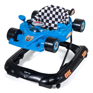 Convertible Baby Walker with 3 Adjustable Height Settings-Blue