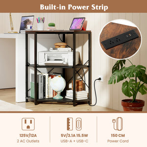 72.5 Inch Tall Bookshelf with Cabinet Anti-Tipping Kits and Metal Frame-White