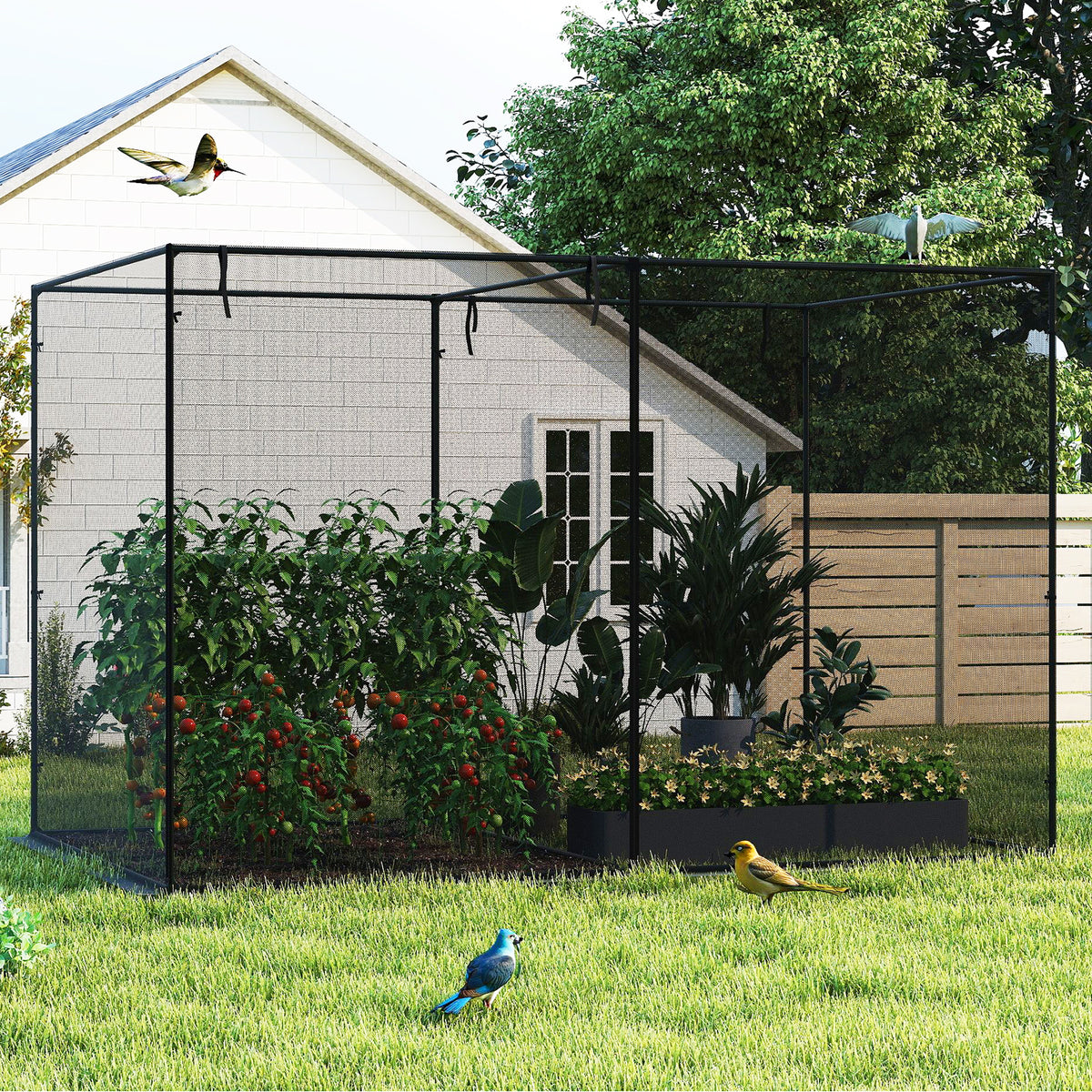 Crop Cages with 6 Ground Nails for Garden Plant