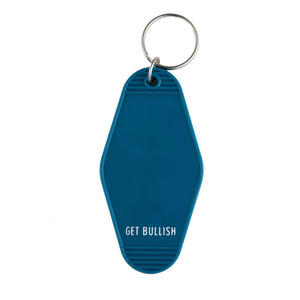 Crusty Old Gen X Lady Who Can't Even Motel Keychain in Blue