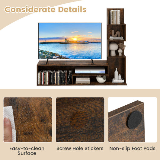 Wicker 2-Seat Bench with Soft Seat Cushion and Metal Frame-White