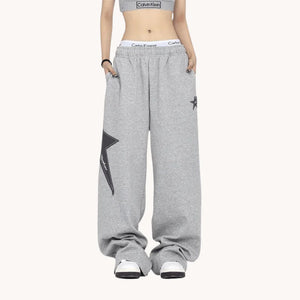 Star Patchwork Sweatpants