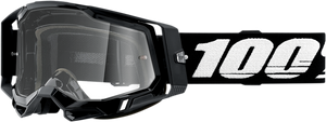 100% Racecraft 2 Goggles - Black - Clear 50009-00001