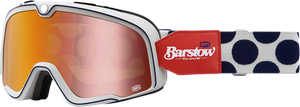 100% Barstow Goggles - Hayworth - Flash Red 50000-00004