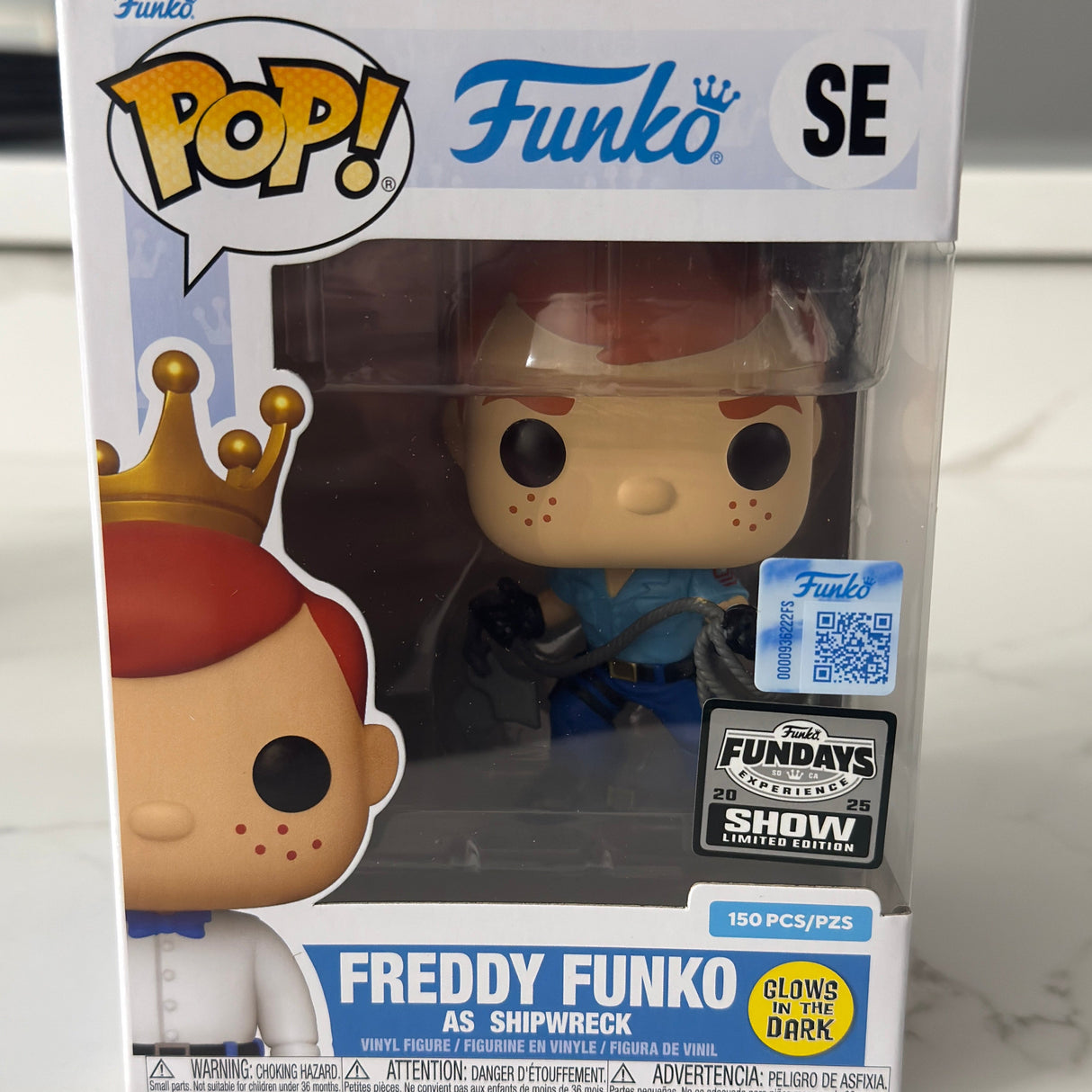 Funko Fundays Experience 2025: Pop! Originals G.I. JOE Freddy Funko as Shipwreck (Glow) LE 150