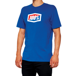 100% Official T-Shirt - Royal Blue - XL 20000-00018