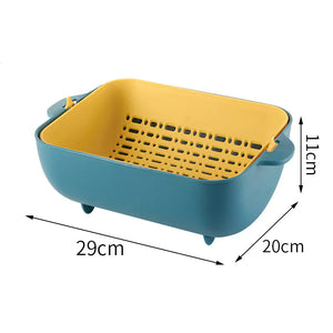 Plastic Fruit Washing Tray for Household Use