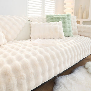 Non-slip Faux Fur Sofa Cover – Super Soft, Fluffy, and Stylish Couch Covers II