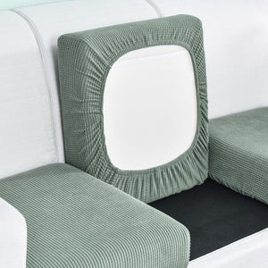 Stretchy, Washable, and Removable Slipcovers for Jacquard Sofa, Chair, and Seat Cushions. Available for 1/2/3/4 Seats