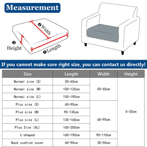 KAS Jacquard Sofa Seat Cushion Cover Furniture Protector for Anti-dust Removable Slipcover for Kids & Pets