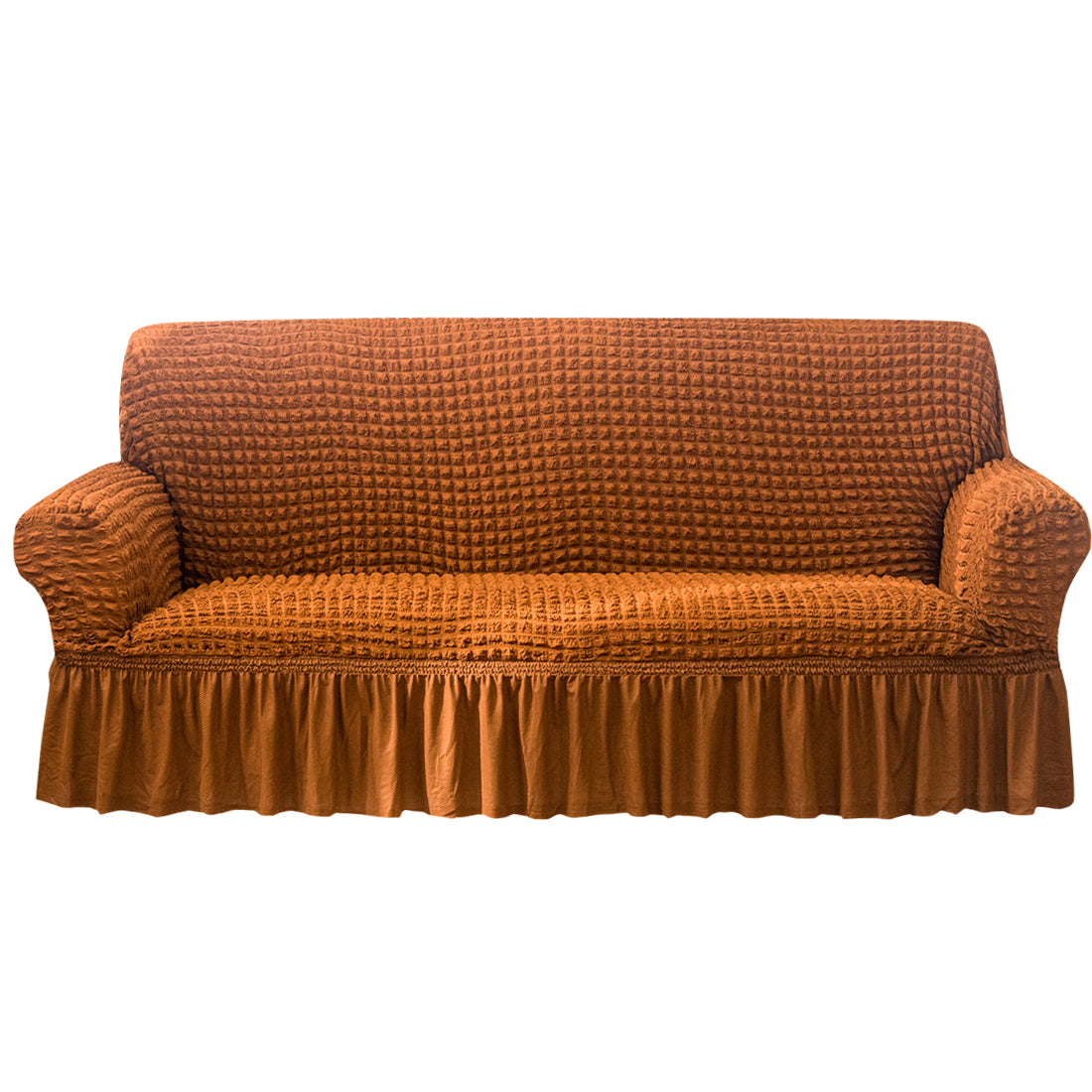 Seersucker Sofa Slipcover with Skirt Stretch Couch Slipcover Easy Fit Universal Furniture Protector